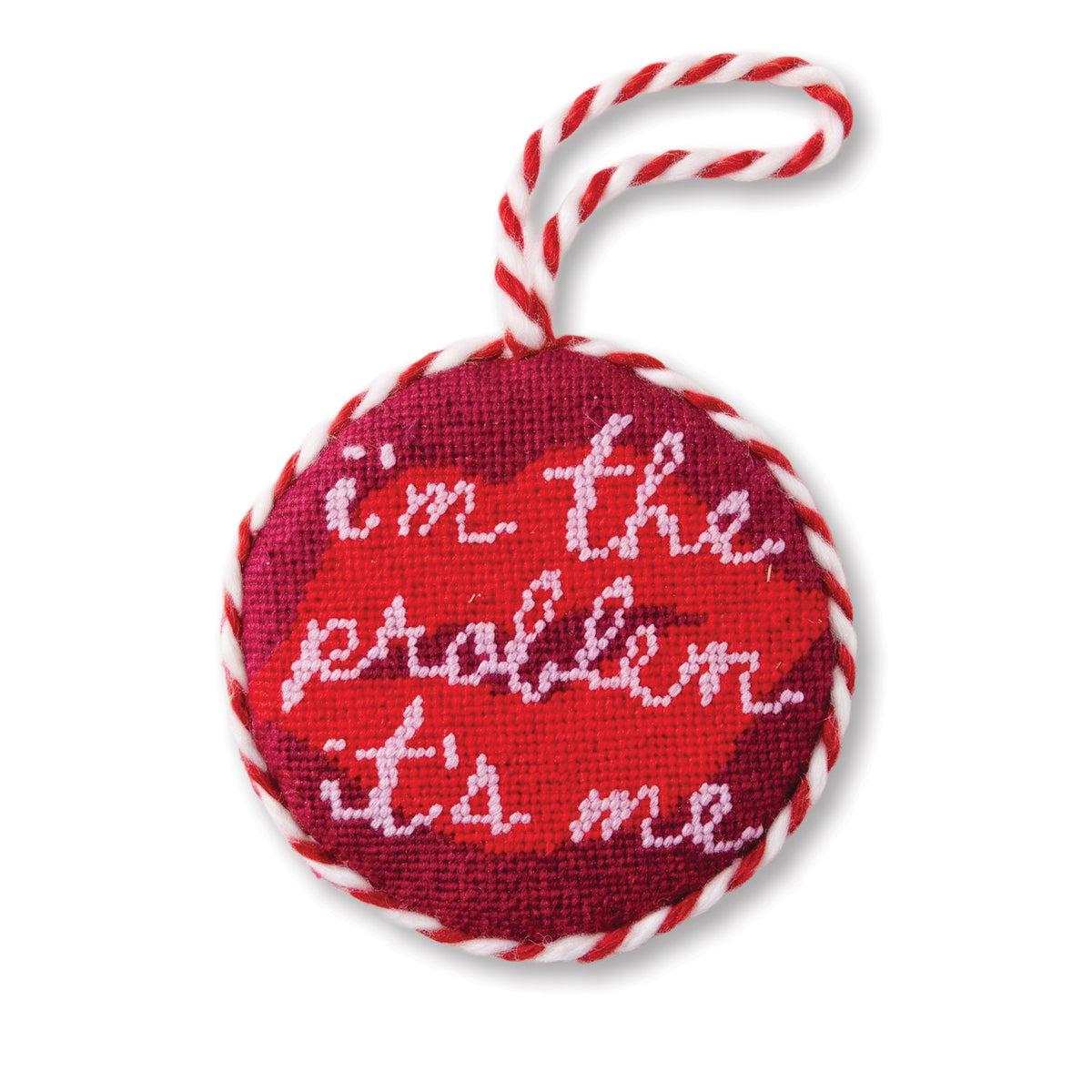 Needlepoint Ornament - It's Me - Furbish Studio