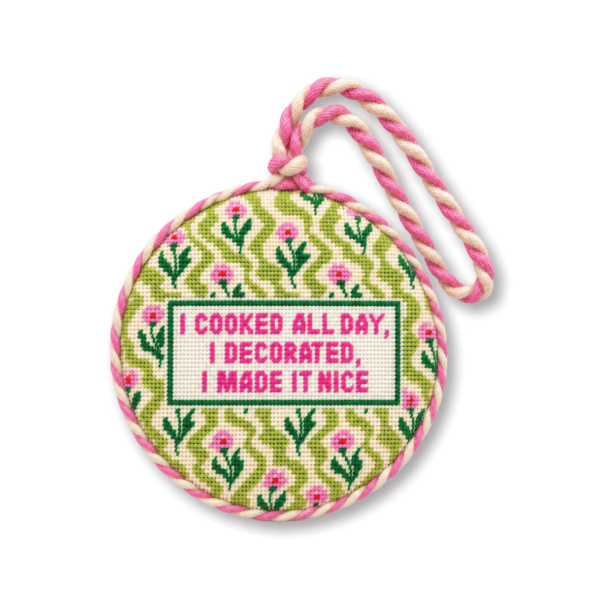 Needlepoint Ornament - Made it Nice