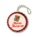 Needlepoint Ornament - Merry Mahjong - Furbish Studio