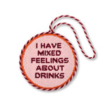 Needlepoint Ornament - Mixed Drinks