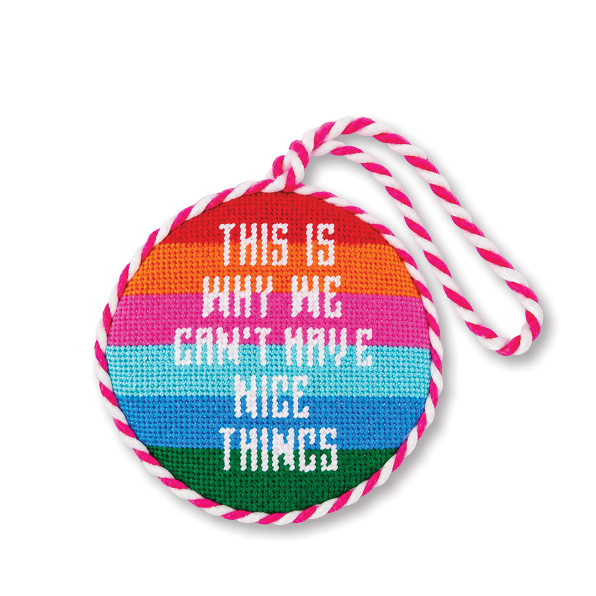Needlepoint Ornament - Nice Things