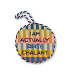 Needlepoint Ornament - Quite Chalant