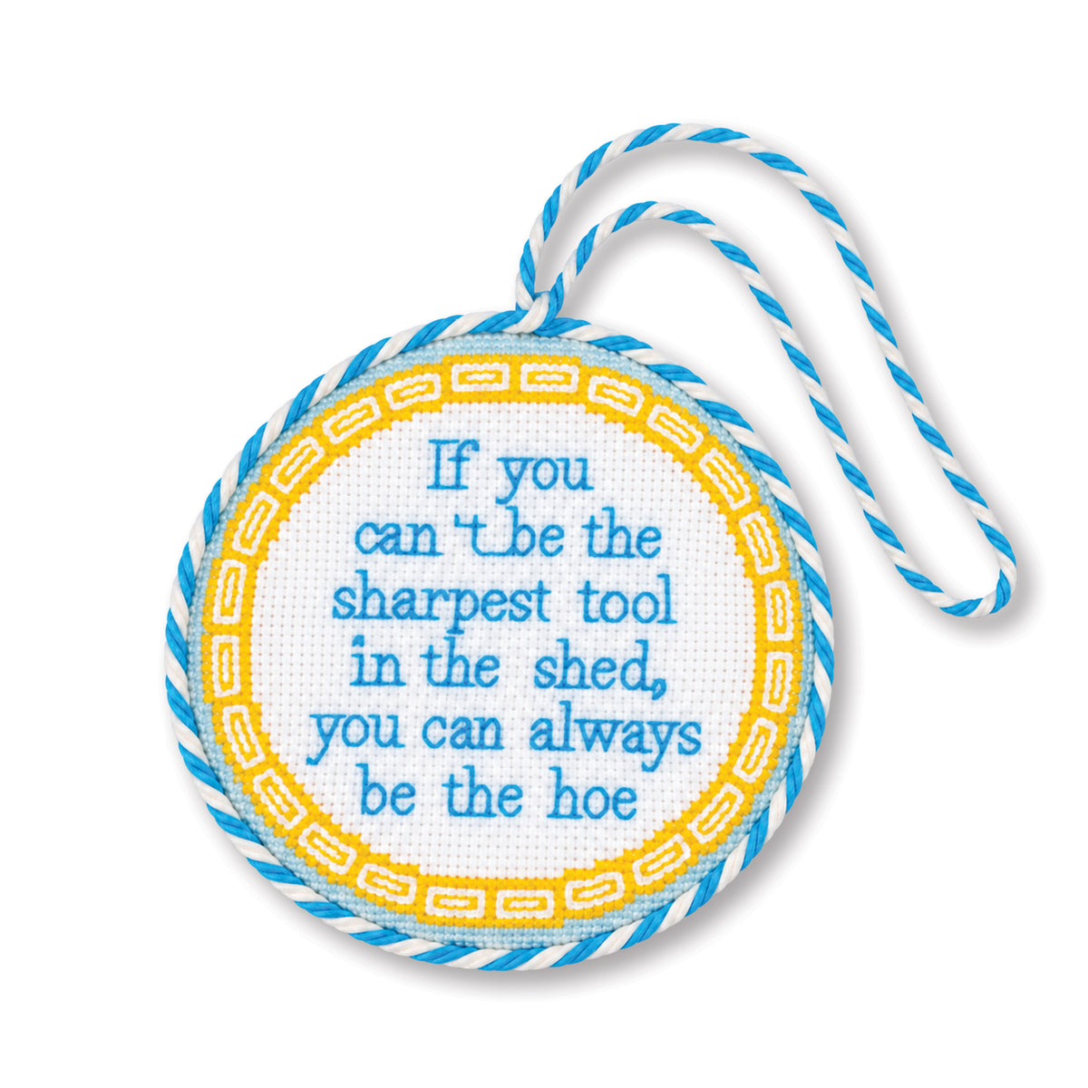 Needlepoint Ornament - Sharpest Tool