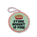 Needlepoint Ornament - Store Bought - Furbish Studio