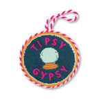 Needlepoint Ornament - Tipsy Gypsy - Furbish Studio
