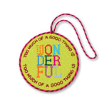 Needlepoint Ornament - Too Much
