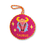 Needlepoint Zodiac Ornament - Taurus
