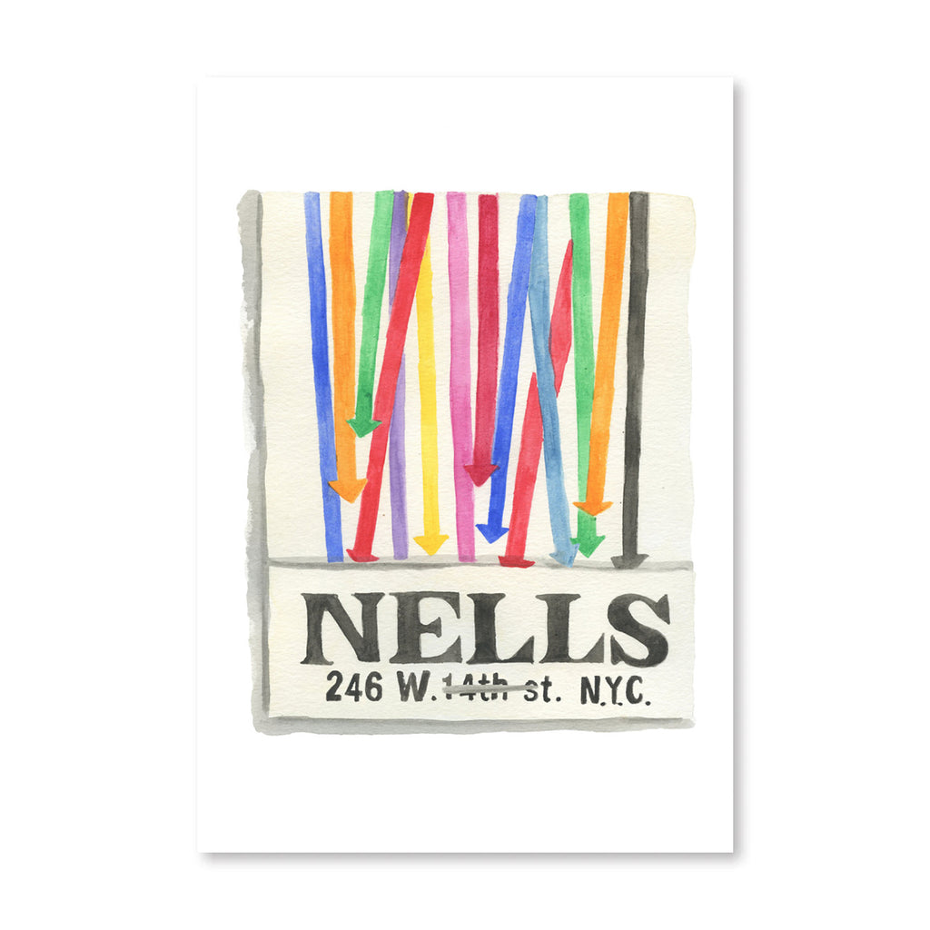 Nells NYC Matchbook - Furbish Studio