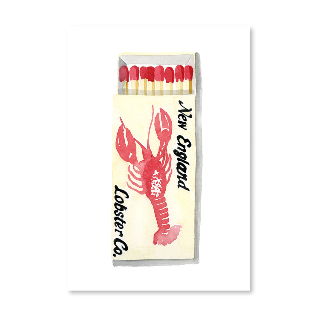 New England Lobster Co. Matchbook - Furbish Studio