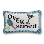 Overserved Needlepoint Pillow - Furbish Studio