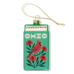Ohio Matchbook Ornament - Furbish Studio