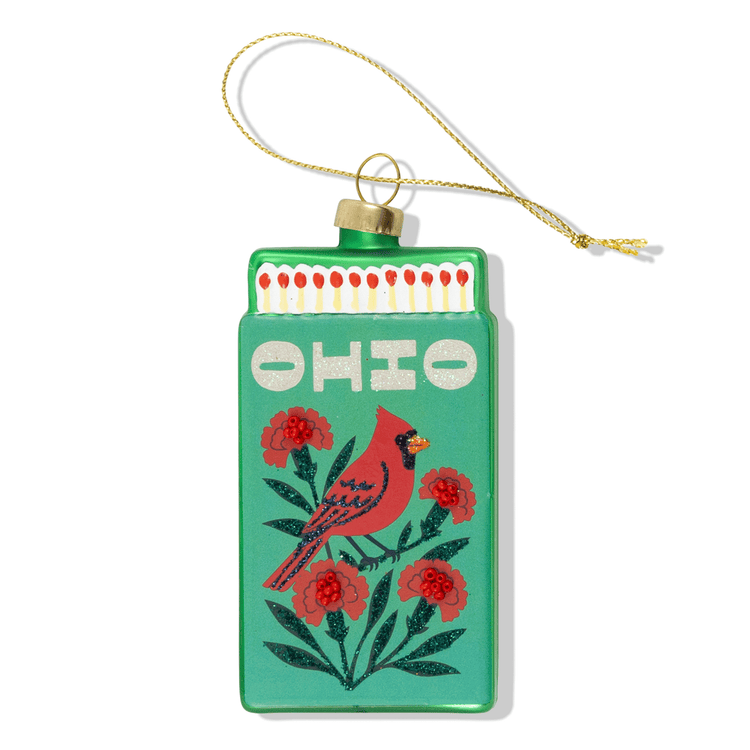 Ohio Matchbook Ornament - Furbish Studio