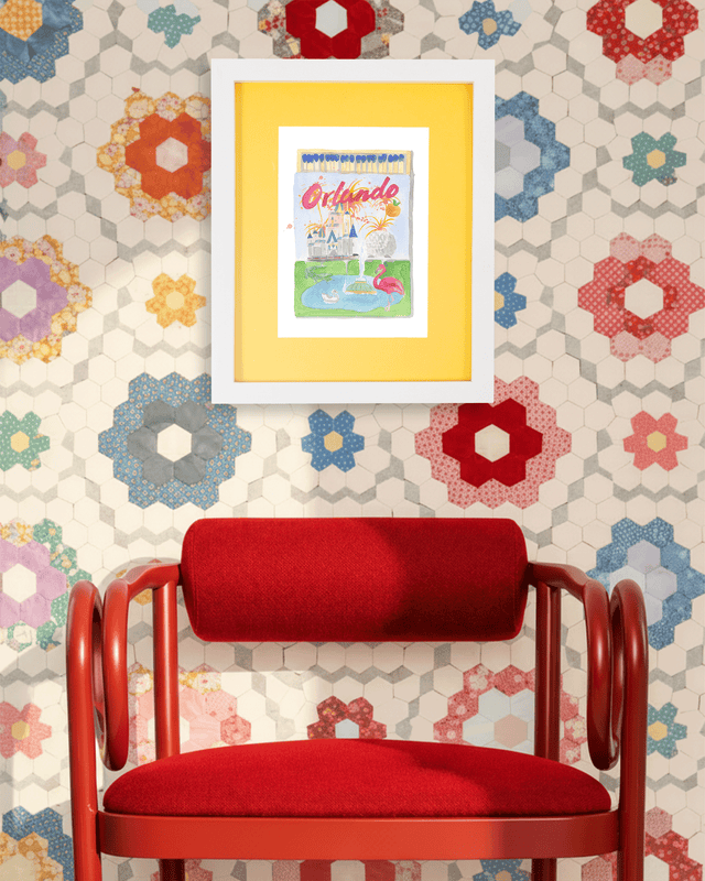 Orlando Matchbook Art Print - Furbish Studio