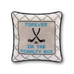 Penalty Box Needlepoint Pillow - Furbish Studio