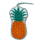 Needlepoint Icon Ornament - Pineapple - Furbish Studio