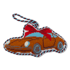 Needlepoint Icon Ornament - Porsche - Furbish Studio