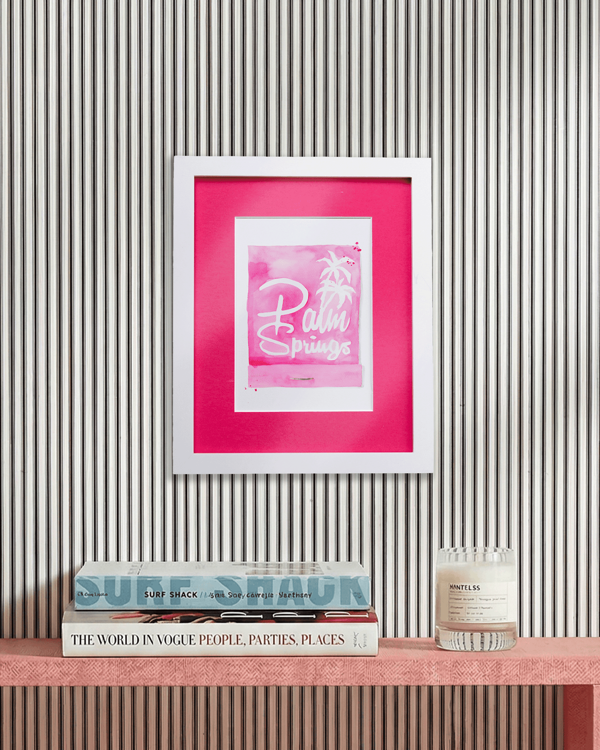Palm Springs Matchbook Art Print - Furbish Studio