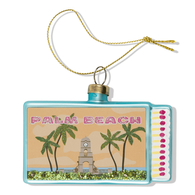 Matchbook Ornament - Palm Beach - Furbish Studio