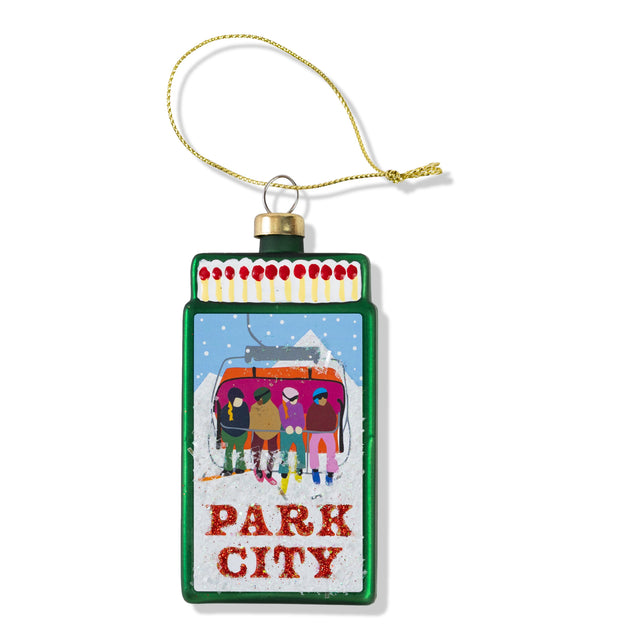 Matchbook Ornament - Park City - Furbish Studio