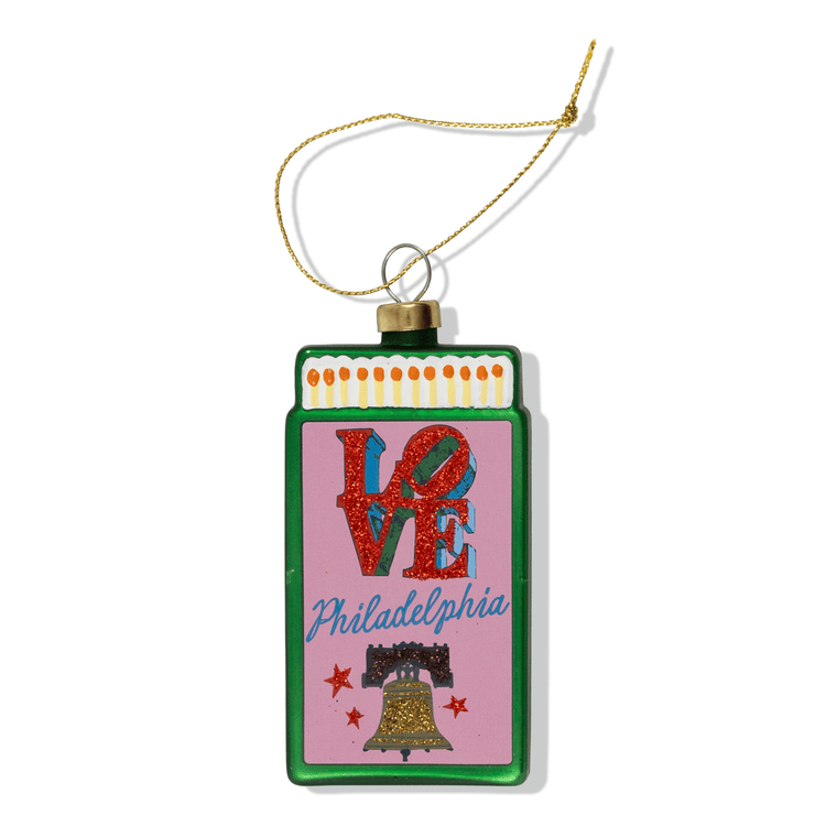 Matchbook Ornament - Philadelphia - Furbish Studio
