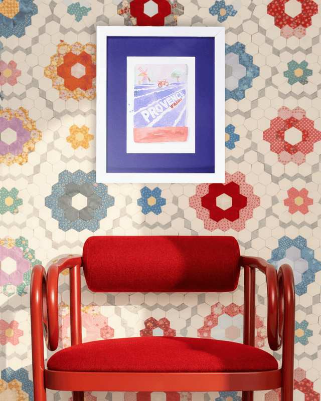Provence Matchbook Art Print - Furbish Studio
