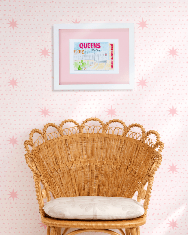 Queens New York Matchbook Art Print - Furbish Studio