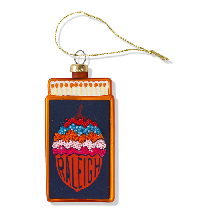 Matchbook Ornament - Raleigh - Furbish Studio