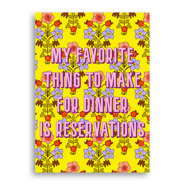 Bold Print - Reservations - Furbish Studio