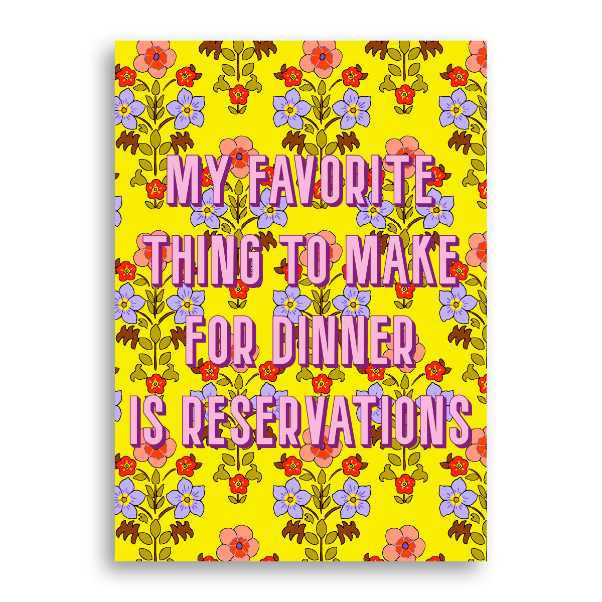Statement Print Reservations