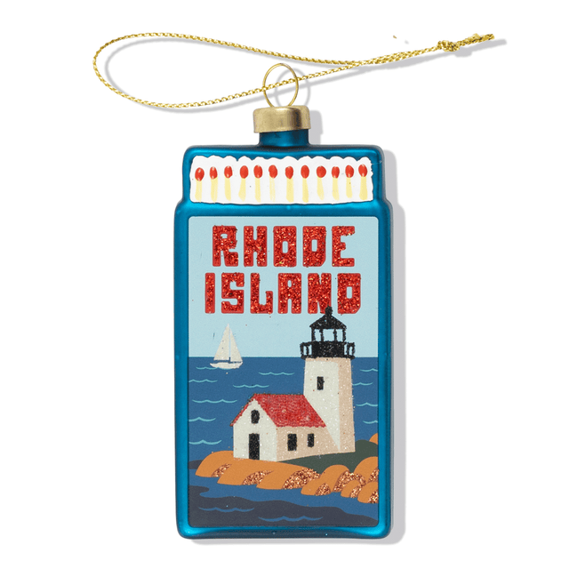 Rhode Island Matchbook Ornament - Furbish Studio