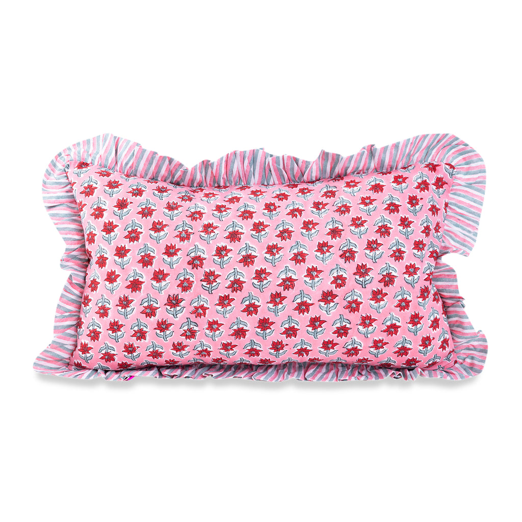 Ruffle Lumbar Pillow - Sabrina - Furbish Studio