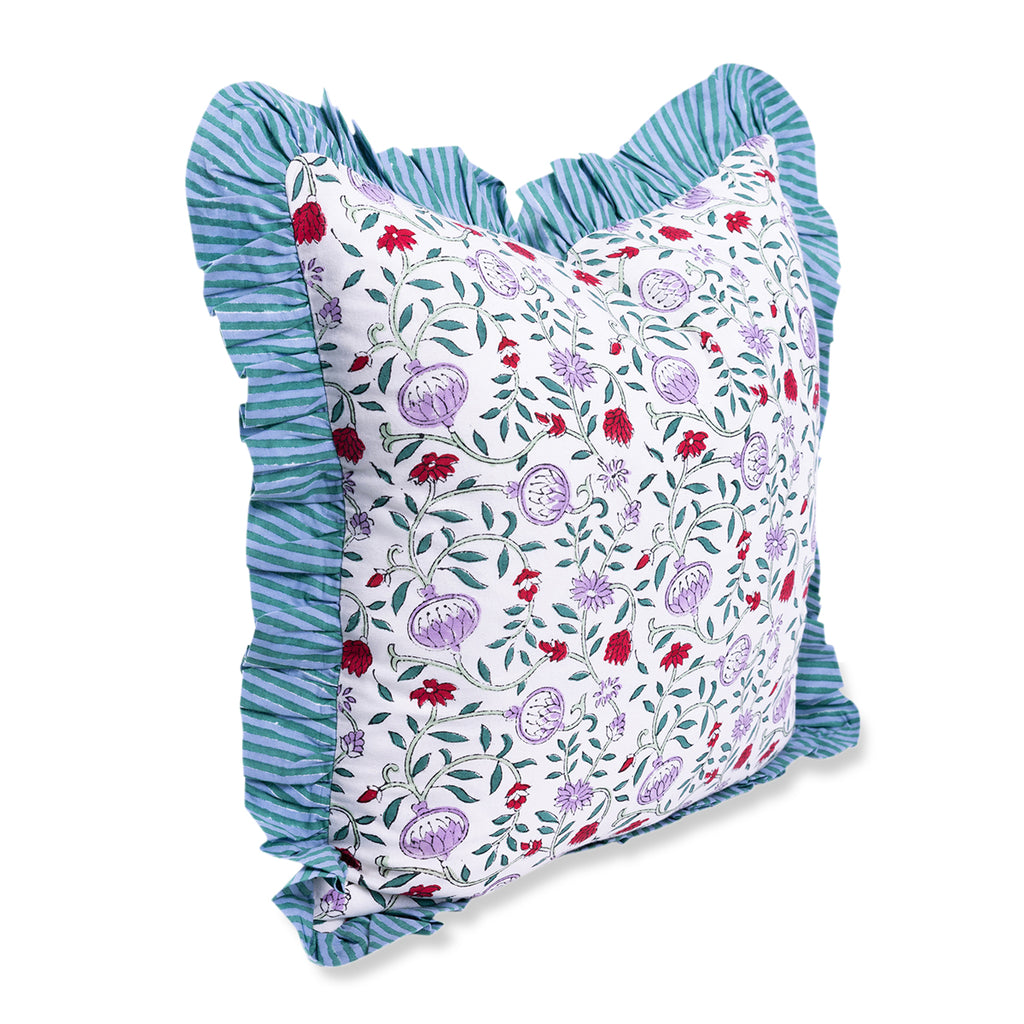 Ruffle Throw Pillow - Loews - Furbish Studio