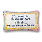 Sharpest Tool Needlepoint Pillow - Furbish Studio