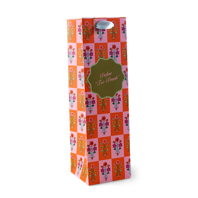 Wine Bag - Too Drunk - Furbish Studio