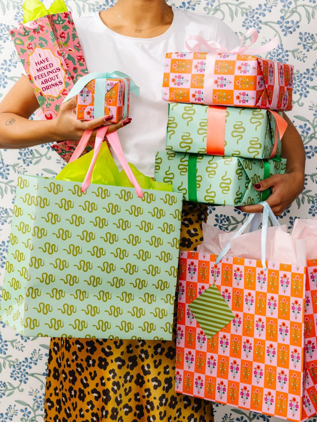 Large Gift Bag - Snake - Furbish Studio