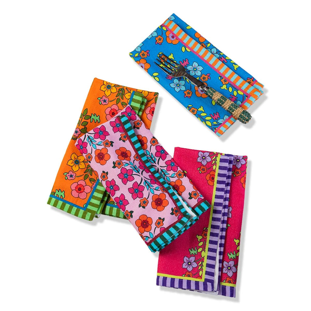Summer Floral Napkins S/4 - Furbish Studio