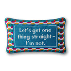 Straight Needlepoint Pillow - Furbish Studio