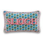 Sleigh Needlepoint Pillow - Furbish Studio