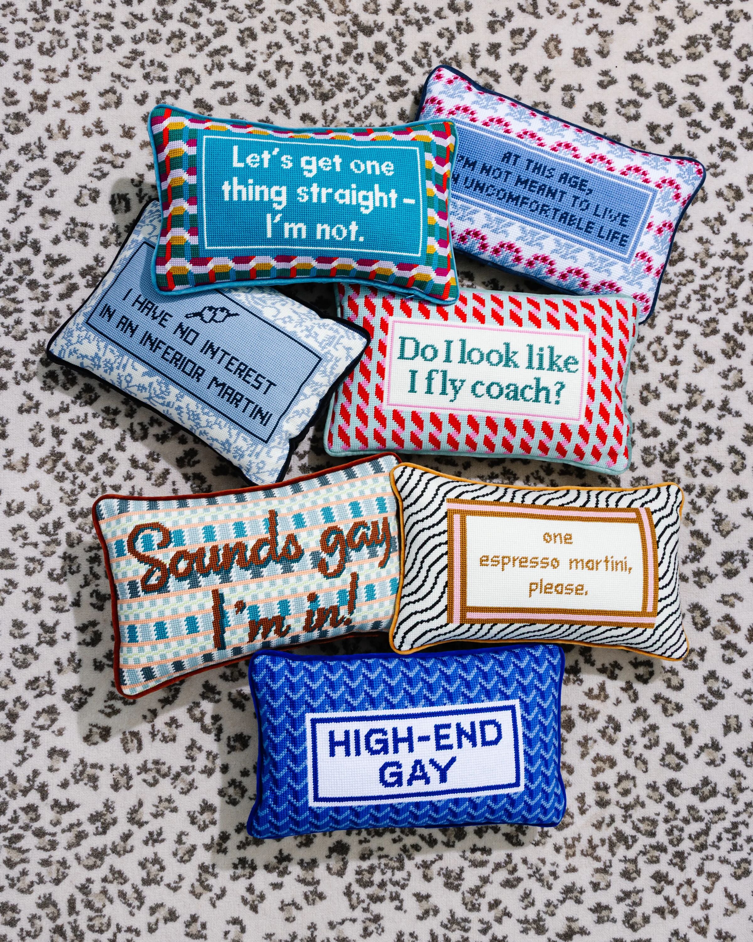 Sounds Gay Needlepoint Pillow – Furbish Studio
