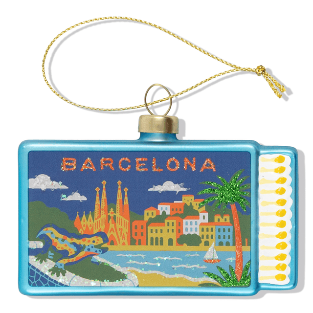 Barcelona Matchbook Ornament - Furbish Studio