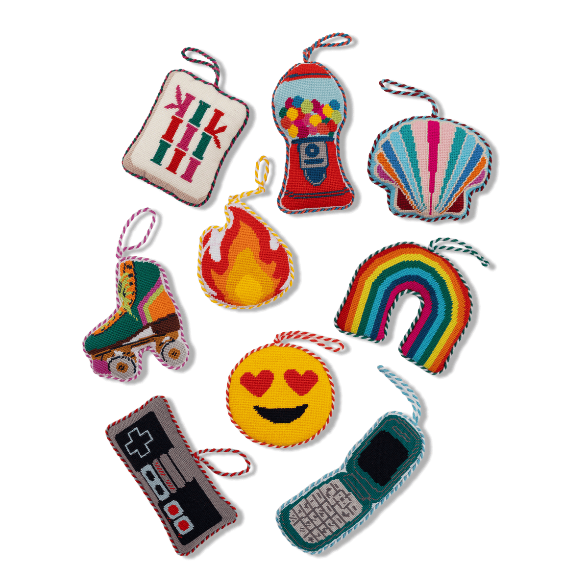 Needlepoint Icon Ornament - Controller - Furbish Studio
