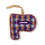 Needlepoint Monogram Ornament - P