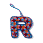 Needlepoint Monogram Ornament - R - Furbish Studio