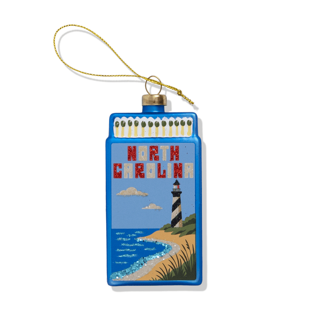 North Carolina Matchbook Ornament - Furbish Studio