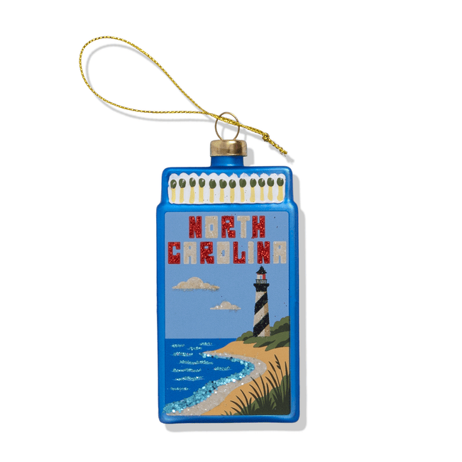 North Carolina Matchbook Ornament - Furbish Studio