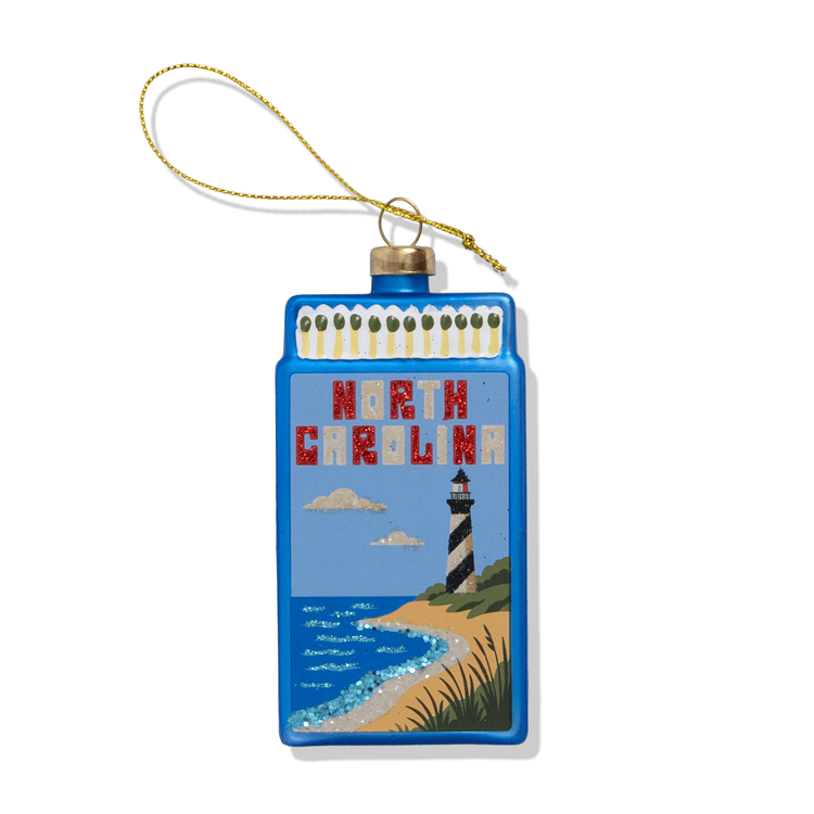 North Carolina Matchbook Ornament - Furbish Studio