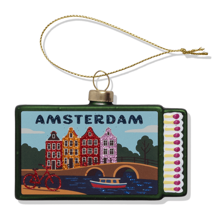 Amsterdam Matchbook Ornament - Furbish Studio