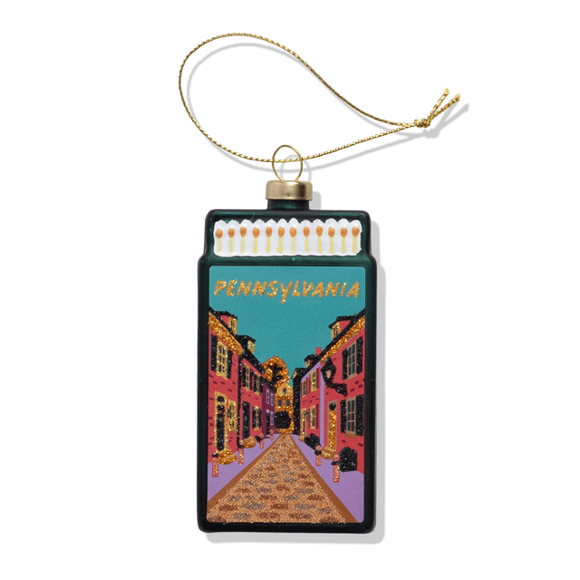 Pennsylvania Matchbook Ornament - Furbish Studio