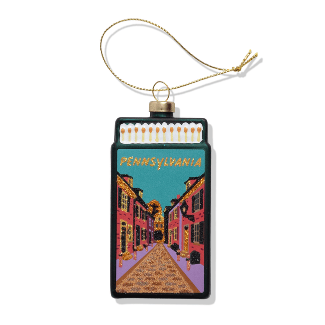 Pennsylvania Matchbook Ornament - Furbish Studio