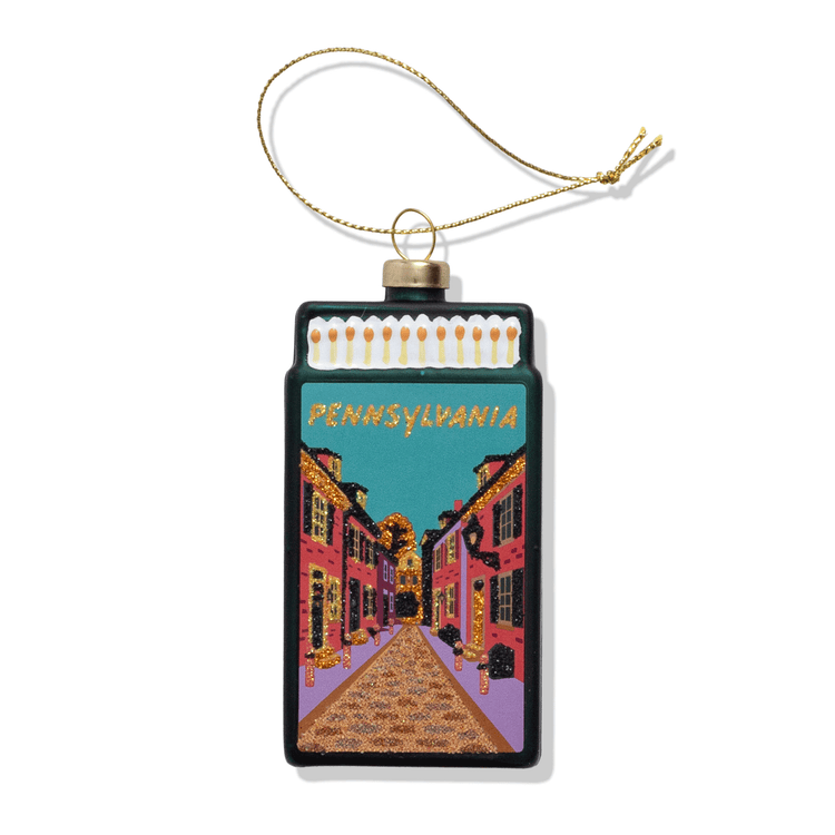 Pennsylvania Matchbook Ornament - Furbish Studio